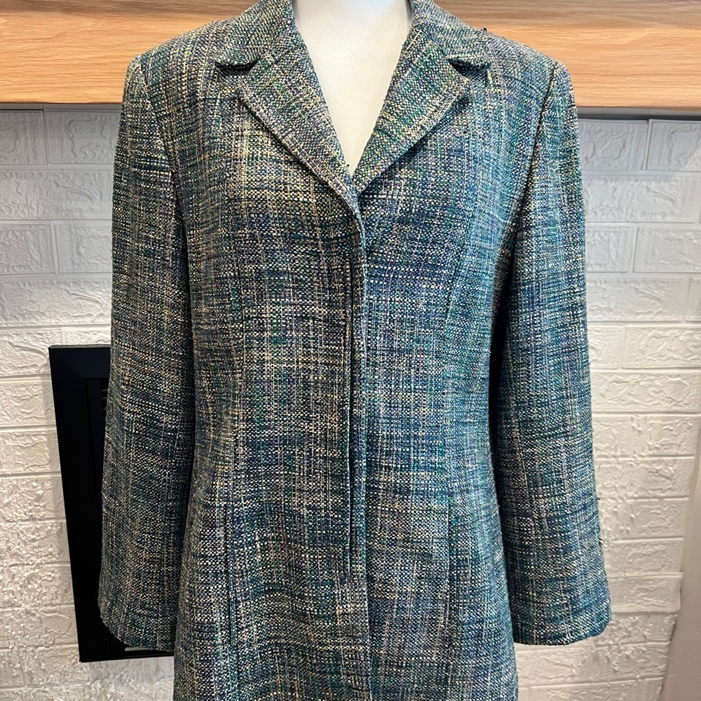 Women's Tweed Jacket - Multicolor